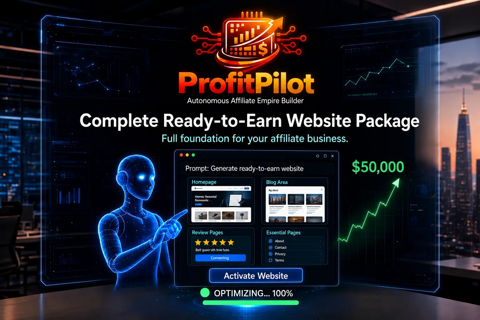 Complete Ready-to-Earn Website Package