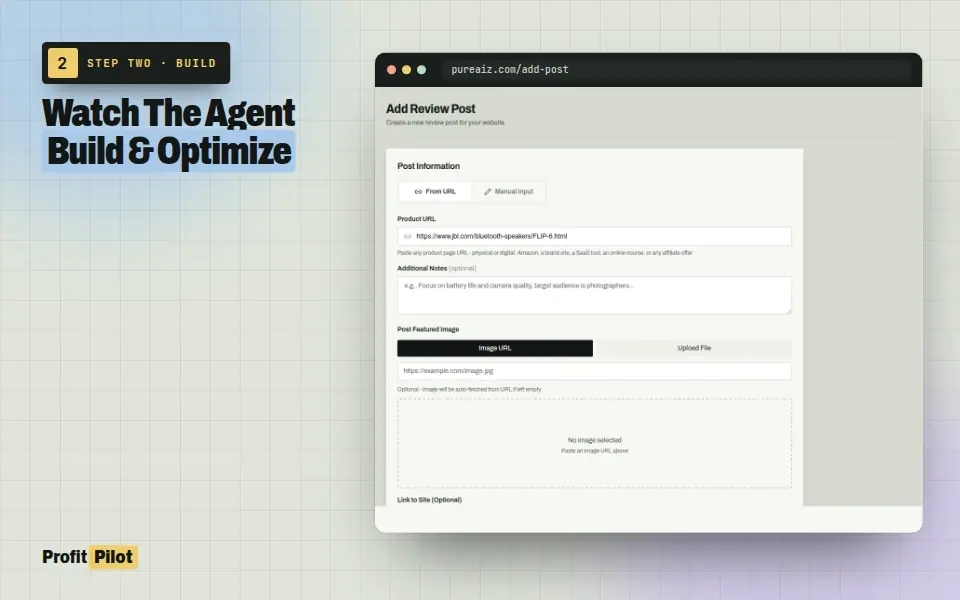 Step Two - Watch The Agent Build & Optimize